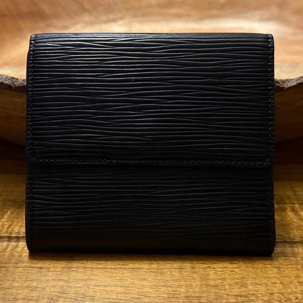 Louis Vuitton EPI Black Compact Wallet